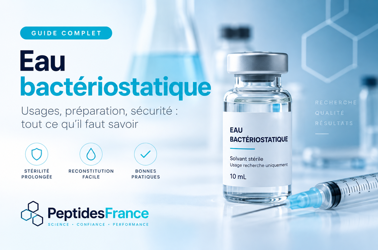 eau bactériostatique