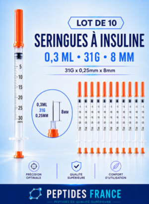seringues à insuline 31G