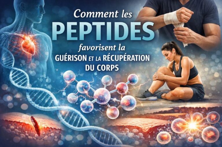 les peptides favorisent la guérison
