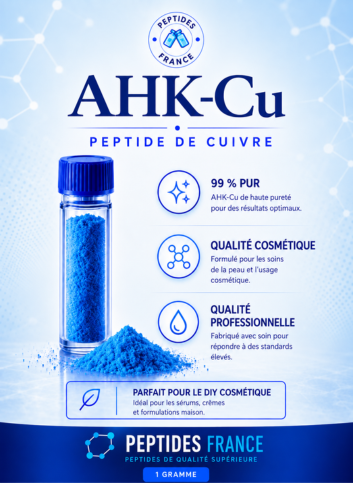 AHK-Cu grade cosmétique Peptides France