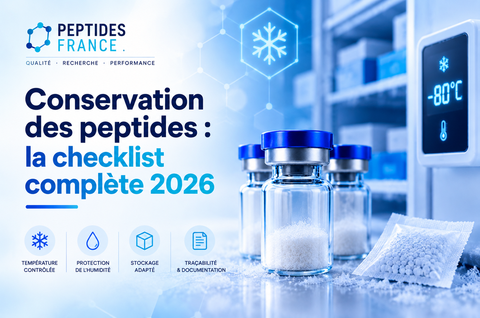 conservation des peptides