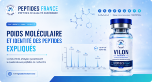 Masse moléculaire et identité d'un peptide