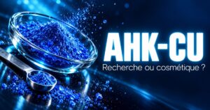 Acheter AHK-Cu : coupelle de verre remplie d'une poudre bleue scintillante