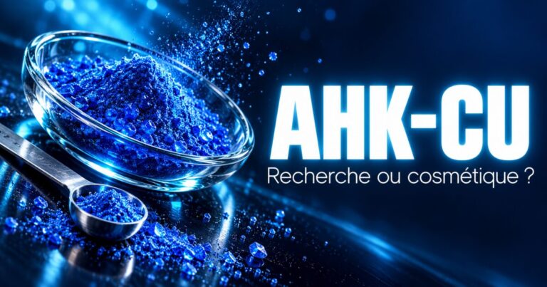 Acheter AHK-Cu : coupelle de verre remplie d'une poudre bleue scintillante