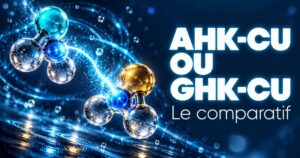 AHK-Cu ou GHK-Cu : deux tripeptides de cuivre face à face