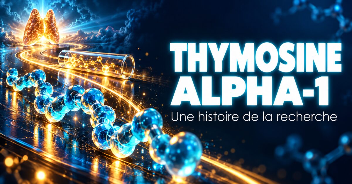 Histoire de la thymosine alpha-1 : une frise lumineuse qui va d'une glande à une molécule
